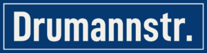 Straßenschild Drumannstraße