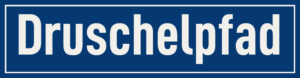 Straßenschild Druschelpfad