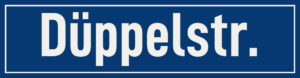 Straßenschild Düppelstraße