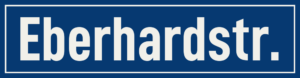 Straßenschild Eberhardstraße