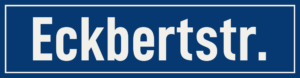 Straßenschild Eckbertstraße