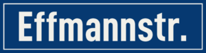 Straßenschild Effmannstraße