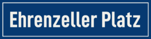 Straßenschild Ehrenzeller Platz