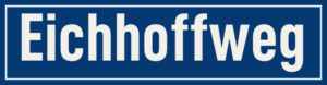 Straßenschild Eichhoffweg