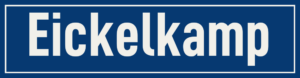 Straßenschild Eickelkamp