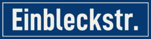 Straßenschild Einbleckstraße