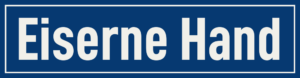 Straßenschild Eiserne Hand