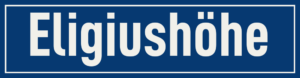 Straßenschild Eligiushöhe