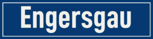 Straßenschild Engersgau