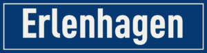 Straßenschild Erlenhagen