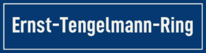 Straßenschild Ernst-Tengelmann-Ring