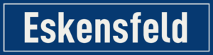 Straßenschild Eskensfeld