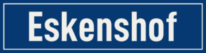 Straßenschild Eskenshof