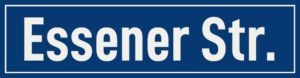 Straßenschild Essener Straße