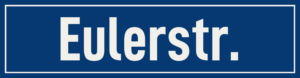 Straßenschild Eulerstraße