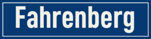 Straßenschild Fahrenberg