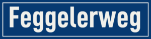 Straßenschild Feggelerweg