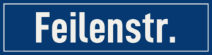 Straßenschild Feilenstraße