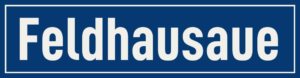 Straßenschild Feldhausaue