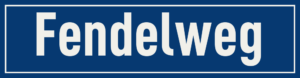 Straßenschild Fendelweg