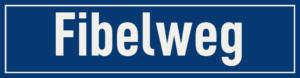 Straßenschild Fibelweg
