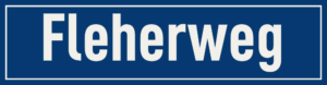 Straßenschild Fleherweg