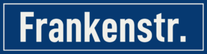 Straßenschild Frankenstraße