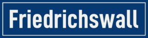 Straßenschild Friedrichswall