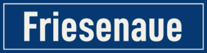 Straßenschild Friesenaue