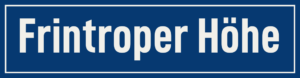 Straßenschild Frintroper Höhe