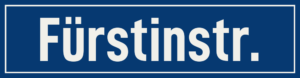 Straßenschild Fürstinstraße