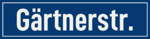 Straßenschild Gärtnerstraße