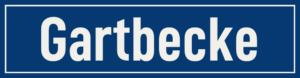 Straßenschild Gartbecke
