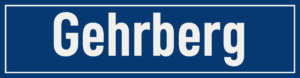 Straßenschild Gehrberg