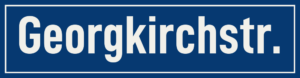 Straßenschild Georgkirchstraße