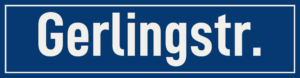 Straßenschild Gerlingstraße
