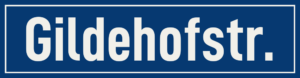 Straßenschild Gildehofstraße