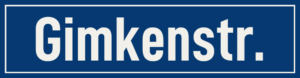 Straßenschild Gimkenstraße