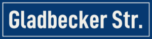 Straßenschild Gladbecker Straße