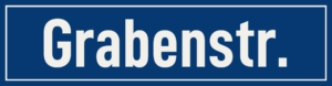 Straßenschild Grabenstraße