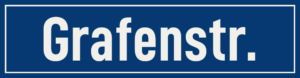 Straßenschild Grafenstraße