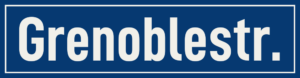 Straßenschild Grenoblestraße