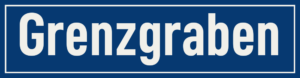 Straßenschild Grenzgraben