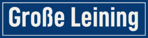 Straßenschild Große Leining