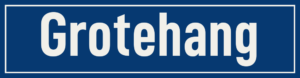 Straßenschild Grotehang
