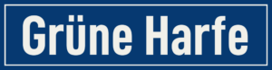 Straßenschild Grüne Harfe