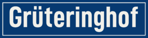 Straßenschild Grüteringhof