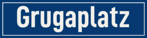 Straßenschild Grugaplatz
