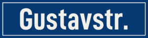 Straßenschild Gustavstraße
