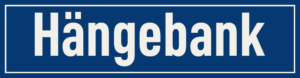 Straßenschild Hängebank